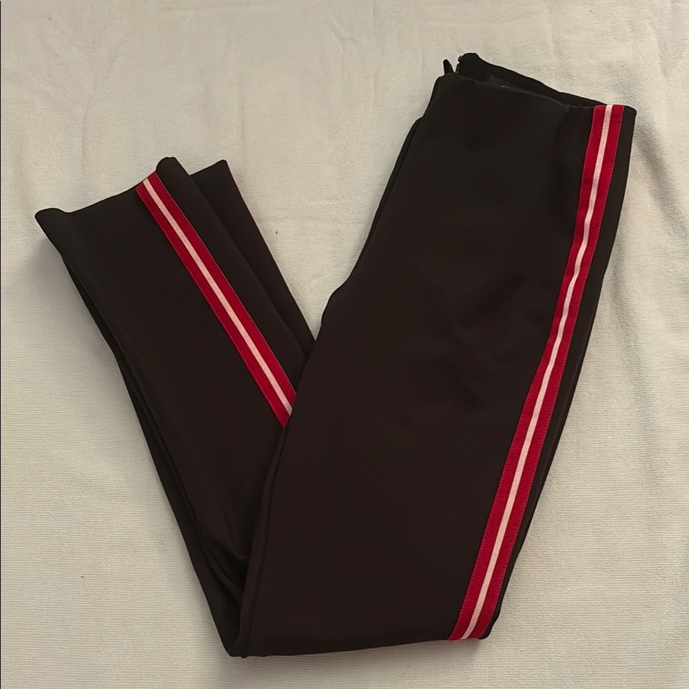 rag & bone Black Joggers with Red Stripes size 2